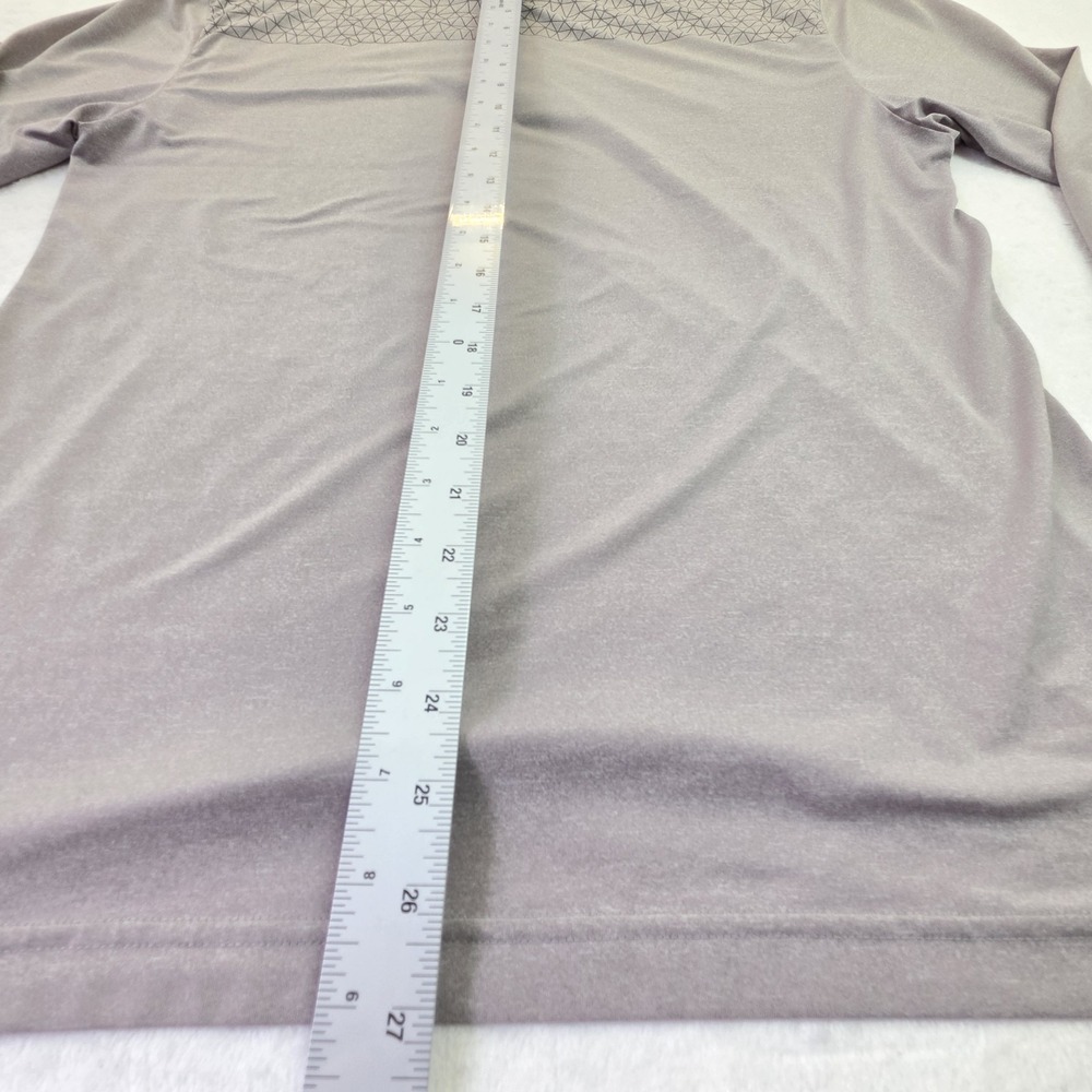 PAT Performance Quarter Zip Pullover Men's Size Large Gray Athletic Golf Lightwe - Picture 6 of 8